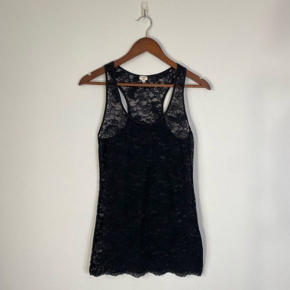 Aritzia Wilfred Lace Racerback Top Sz S - Picture 1 of 6